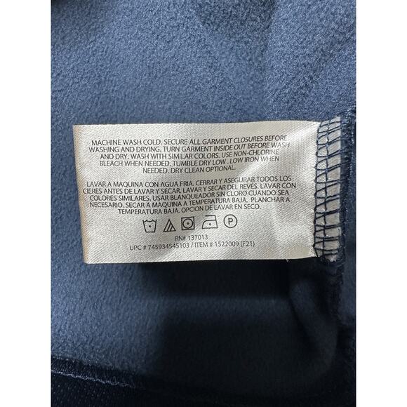 ORVIS Men's Bonded Mesh Full Zip Jacket Navy & Black ~ Sz Medium - Picture 9 of 11